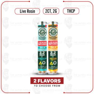 White Fish Live Rosin Infused Prerolls 2G-2CT