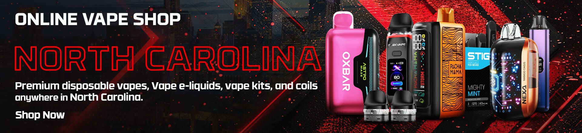 Online Vape Shop North Carolina desktop