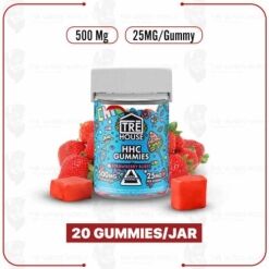TRĒ House High Potency HHC 500MG Strawberry Burst Gummies – 20 Count