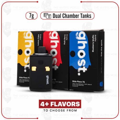 Ghost THC-A/THC-P/Delta-10 Liquid Diamonds All-In-One Slide Piece Disposable – 7G