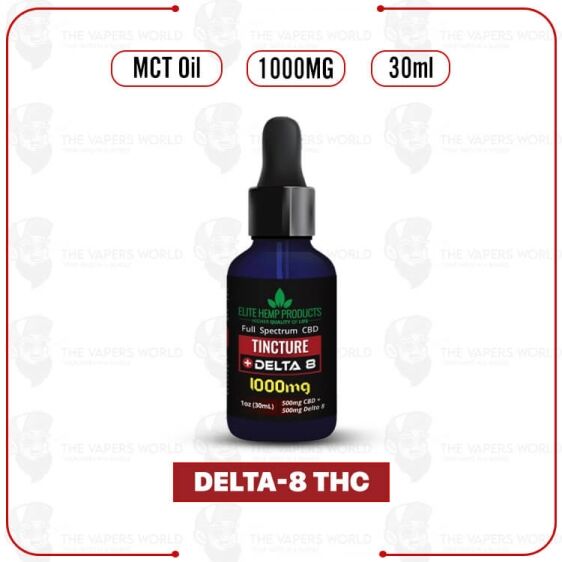 Elite Hemp - Delta 8 Tincture 1000MG