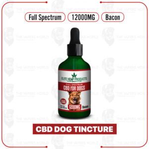 Elite Hemp – CBD Dog Tincture 1200mg Bacon
