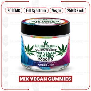 Elite Hemp – Mix Vegan Gummies 2000MG