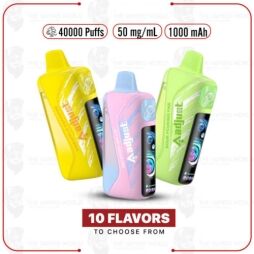 Buy Adjust MyRusher 40K Puffs Disposable Online at The Vapers World. 40,000 puffs, 5% nicotine, 20mL e-liquid, USB-C, adjustable airflow. Order Now!