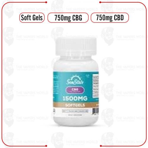 Sun State Hemp CBG/CBD Full Spectrum SoftGels - 30pcs 1500mg