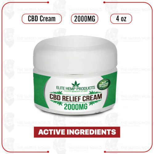 Elite Hemp - CBD Pain Relief Cream 2000mg