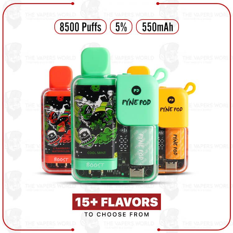 Pyne Pod BOOST 8500 Puffs Disposable Vape