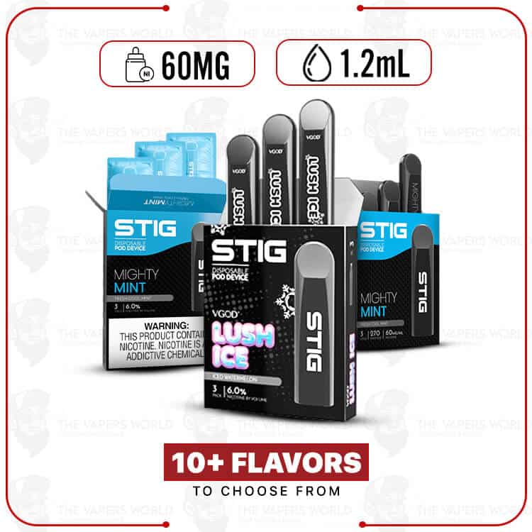 STIG 60MG Disposable Pod Device – 3PK
