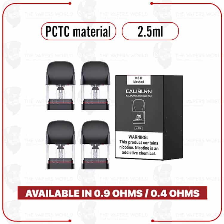 Uwell Caliburn G3 Replacement Pod Cartridge – 4PK