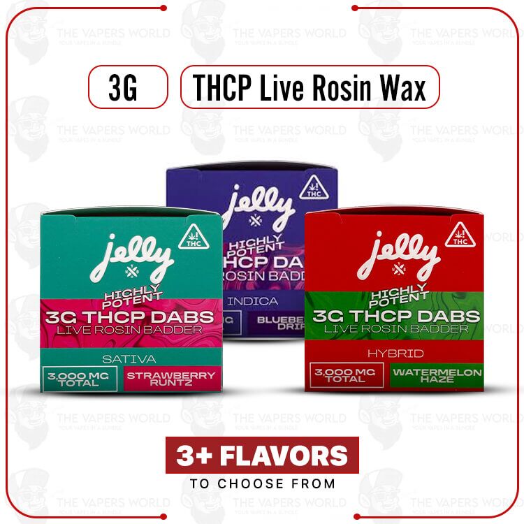 Jelly THCP Live Rosin Badder Dabs 3G