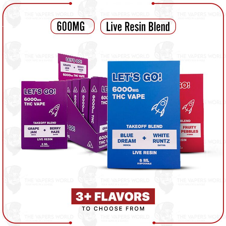 NYB Lets Go Takeoff Blend Live Resin Disposable 6ML