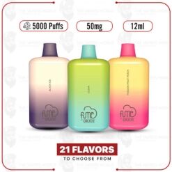 Fume Recharge Vape Disposable Device 5000 Puffs
