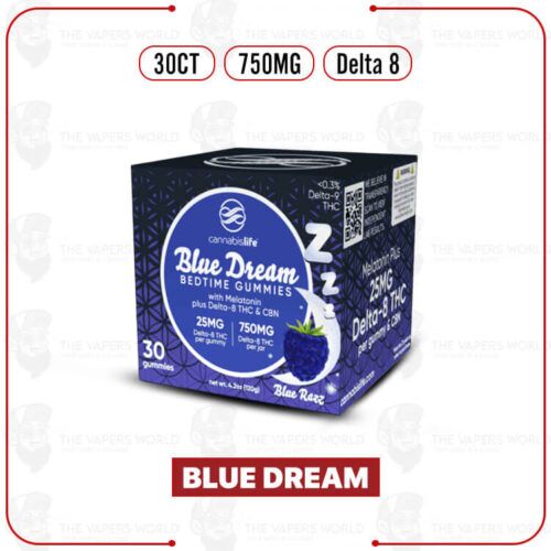 Cannabis Life Delta-8 THC + CBN Sleep Gummies – 750mg | 30ct