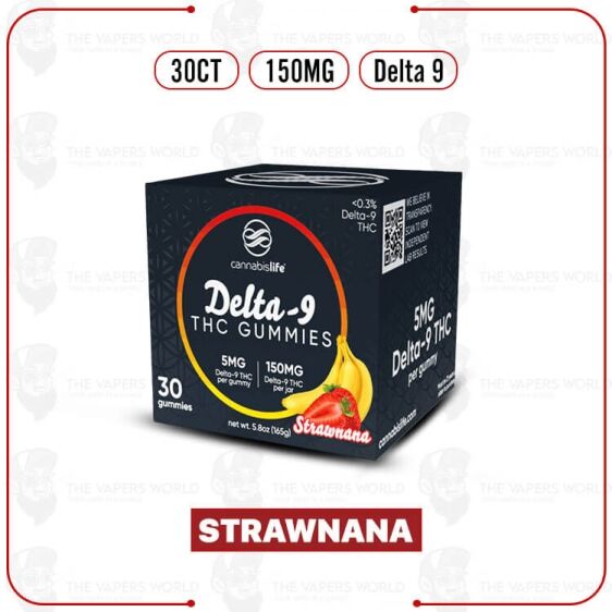 Cannabis Life Strawnana Delta-9 THC Gummies - 150MG | 30CT