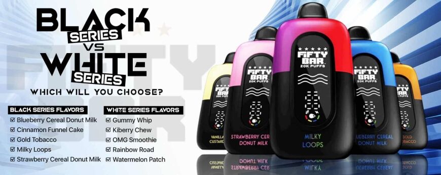 Fifty Bar Black and White Series