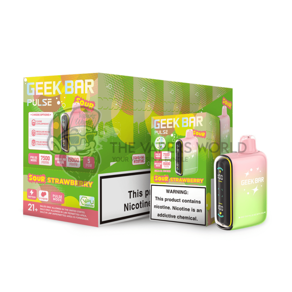 Geek Bar Pulse 15000 Sour Edition Sour Strawberry